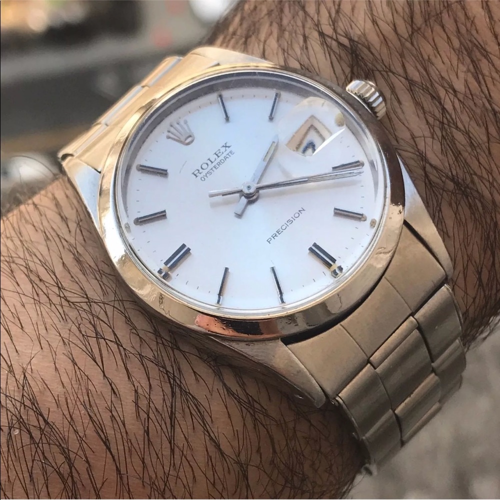 Rolex stainless men’s 34mm oyster perpetual - Picture 1 of 5
